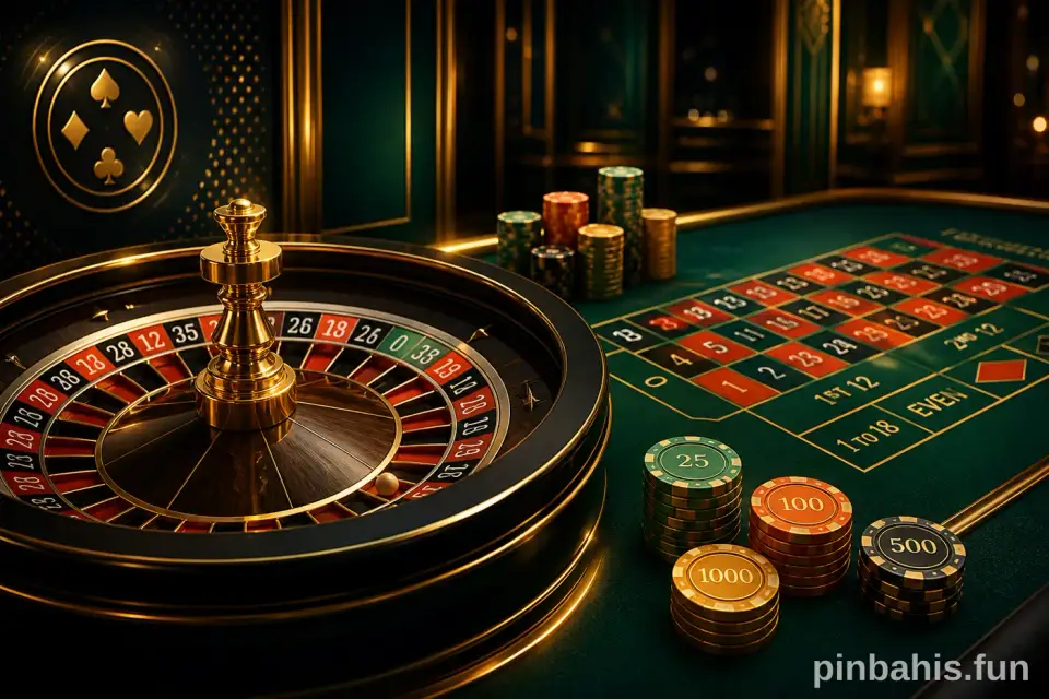 Pinbahis canlı casino rulet masası Türk krupiye