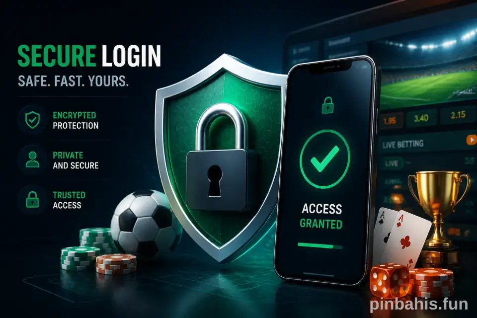 Pinbahis güvenli giriş ve SSL kalkan koruması